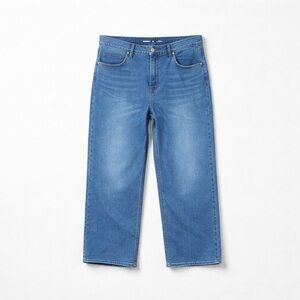 Old Navy High Rise Wow Wide Leg Jeans Size 12 Blue Denim